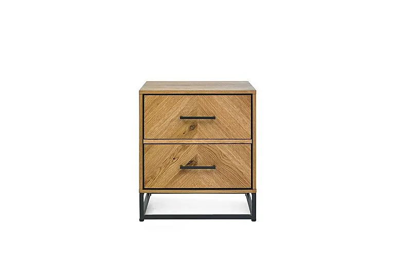 Raya 2 Drawer Bedside Cabinet