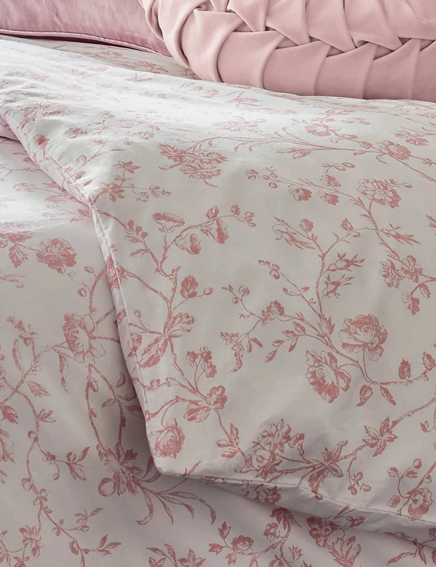 M&S Laura Ashley Pure Cotton Percale Aria Bedding Set