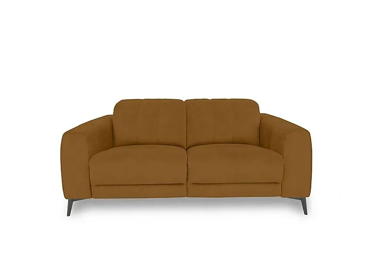 Ezra 2 Seater Fabric Sofa - Opulence Saffron