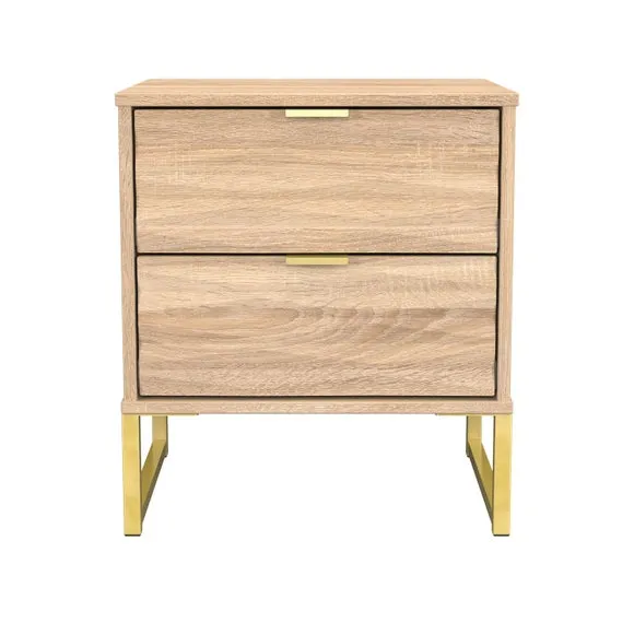 Tuxford 2 Drawer Bedside Table 2