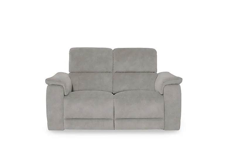 Genius Fabric 2 Seater Power Recliner Sofa with Power Headrests - Dexter Stone