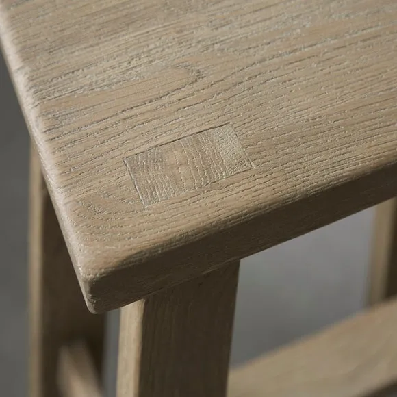 Enola Counter Height Barstool, Rustic Oak 3