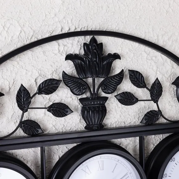 Charles Bentley Rutland Outdoor Triple Faced Wall Clock 3
