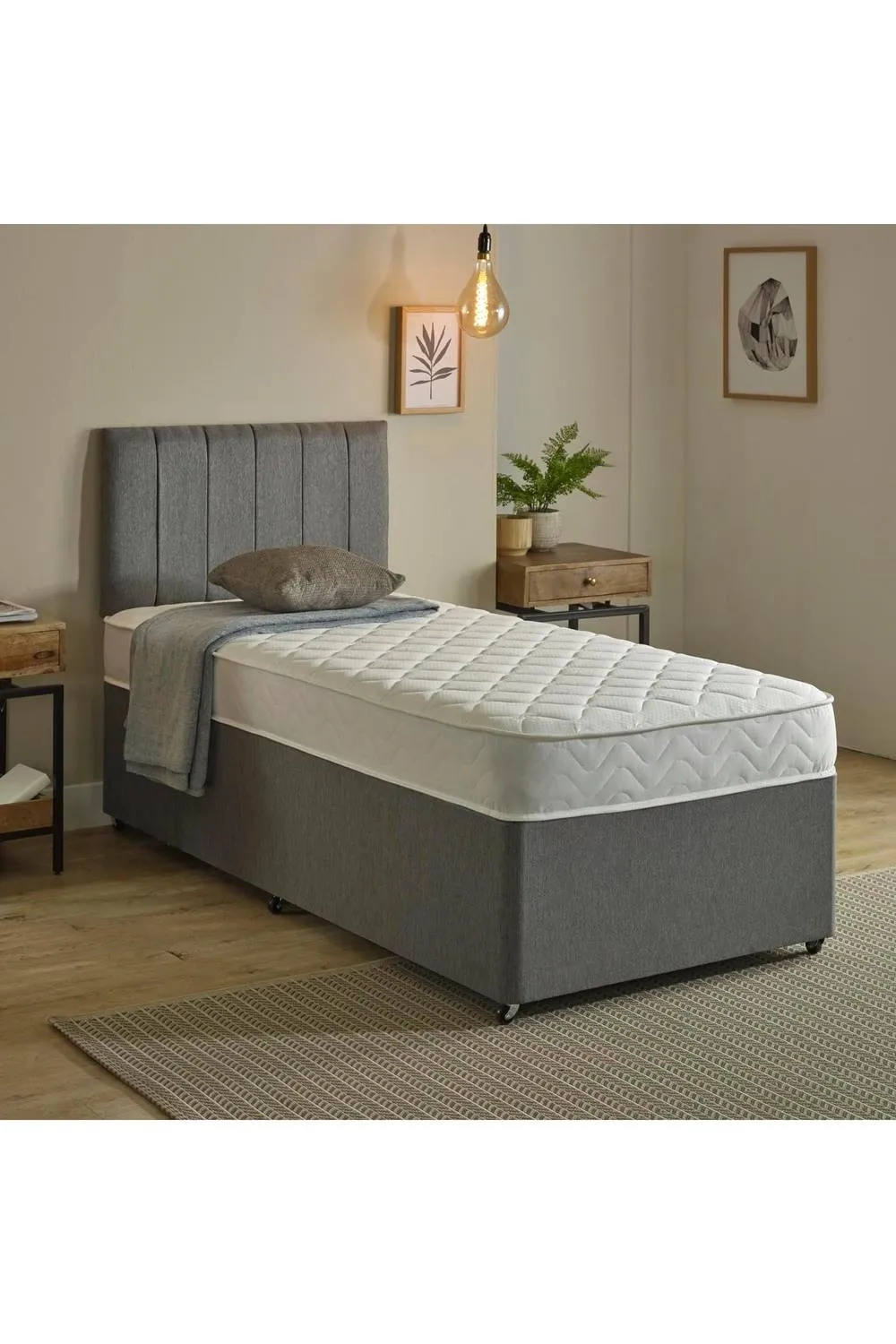 eXtreme Comfort Ltd Foam-Free Pocket Spring Max-Coil Mattress 18cm Deep Medium Feel in White