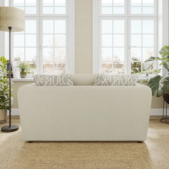 Blake Tonal Boucle Global Geo Combo 2 Seater Sofa 2
