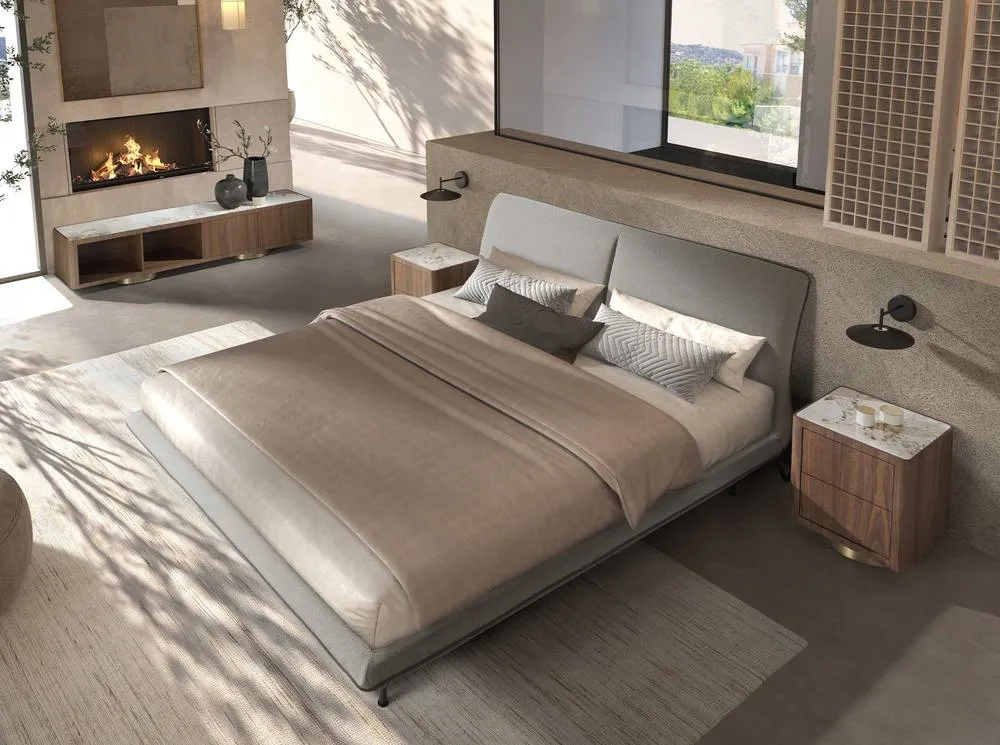 Angel Cerda Modern TV Unit in Walnut 4
