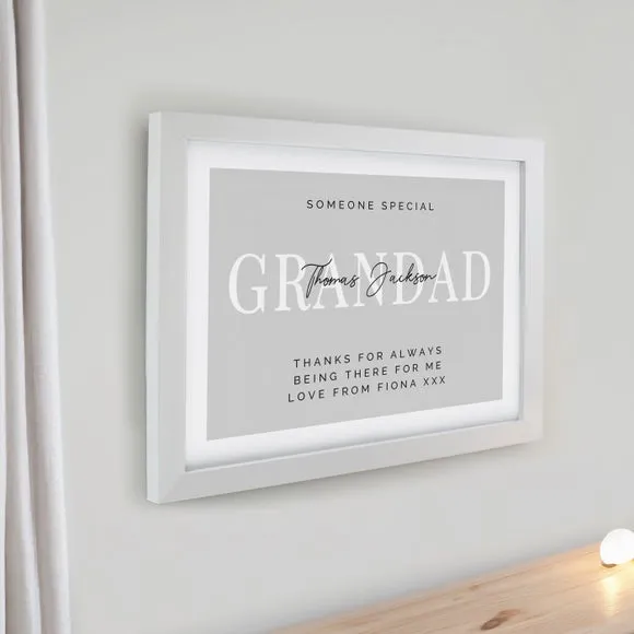 Personalised Free Text Poster Frame 2