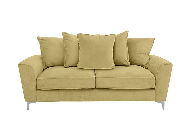 Legend 3 Seater Scatter Back Fabric Sofa - Cosmo Apple