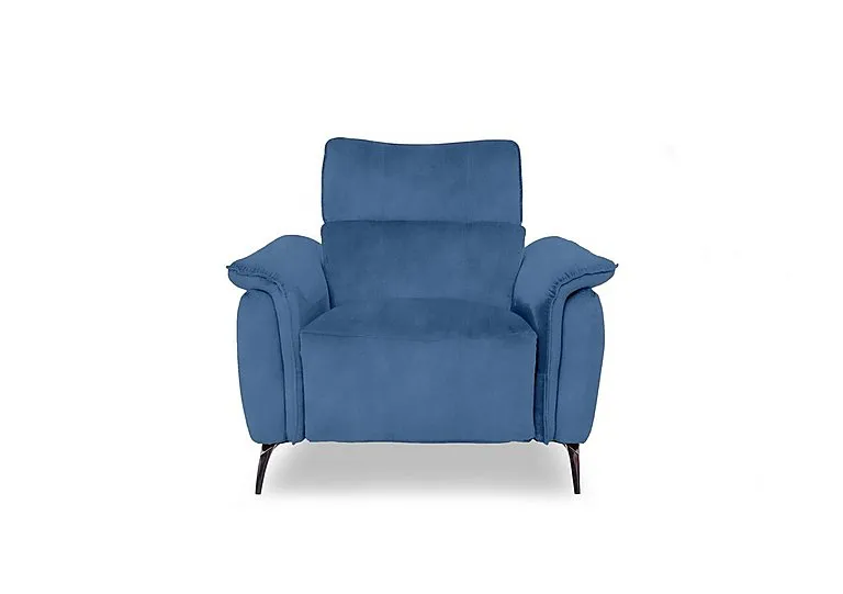 Jude Fabric Power Recliner Chair with Power Headrest and Power Lumbar - Dexter Wave