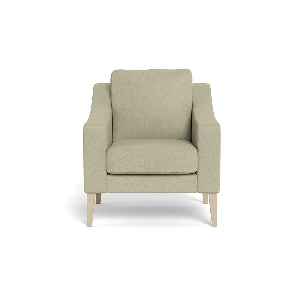 Heal's Richmond Armchair Cotton Grain Natural Ash Feet