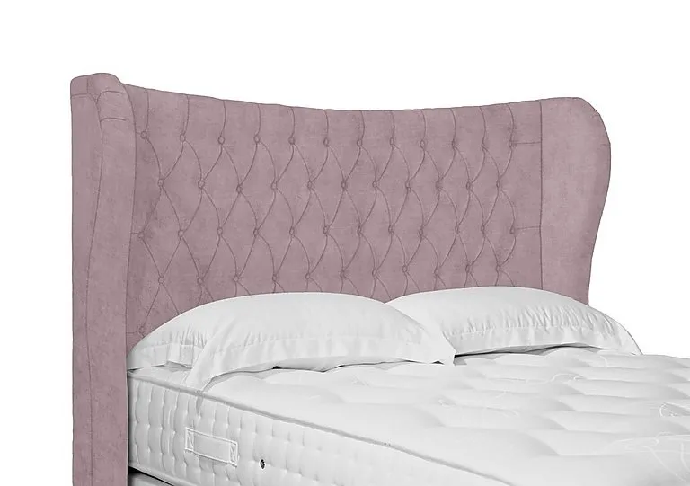 Artisan Collection Camber High Floor Standing Headboard - Double - Plush Lilac