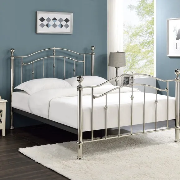 Callisto Chrome and Crystal Bed Frame 2