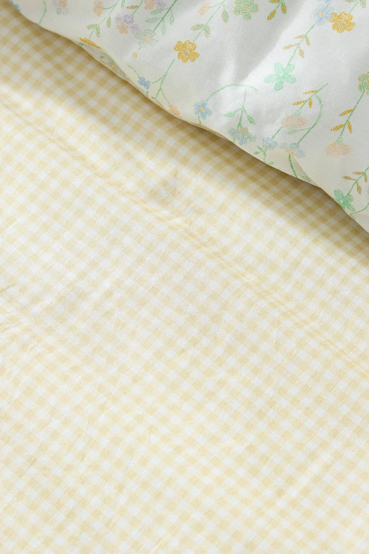 Dolly Mix Reversible Duvet Set - Yellow 4