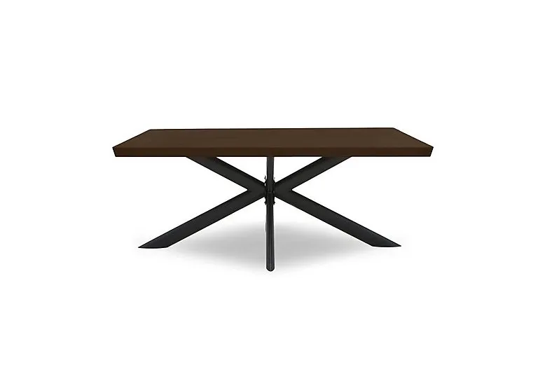 Athena Compact Soft Edge Dining Table - 140-cm - Desert