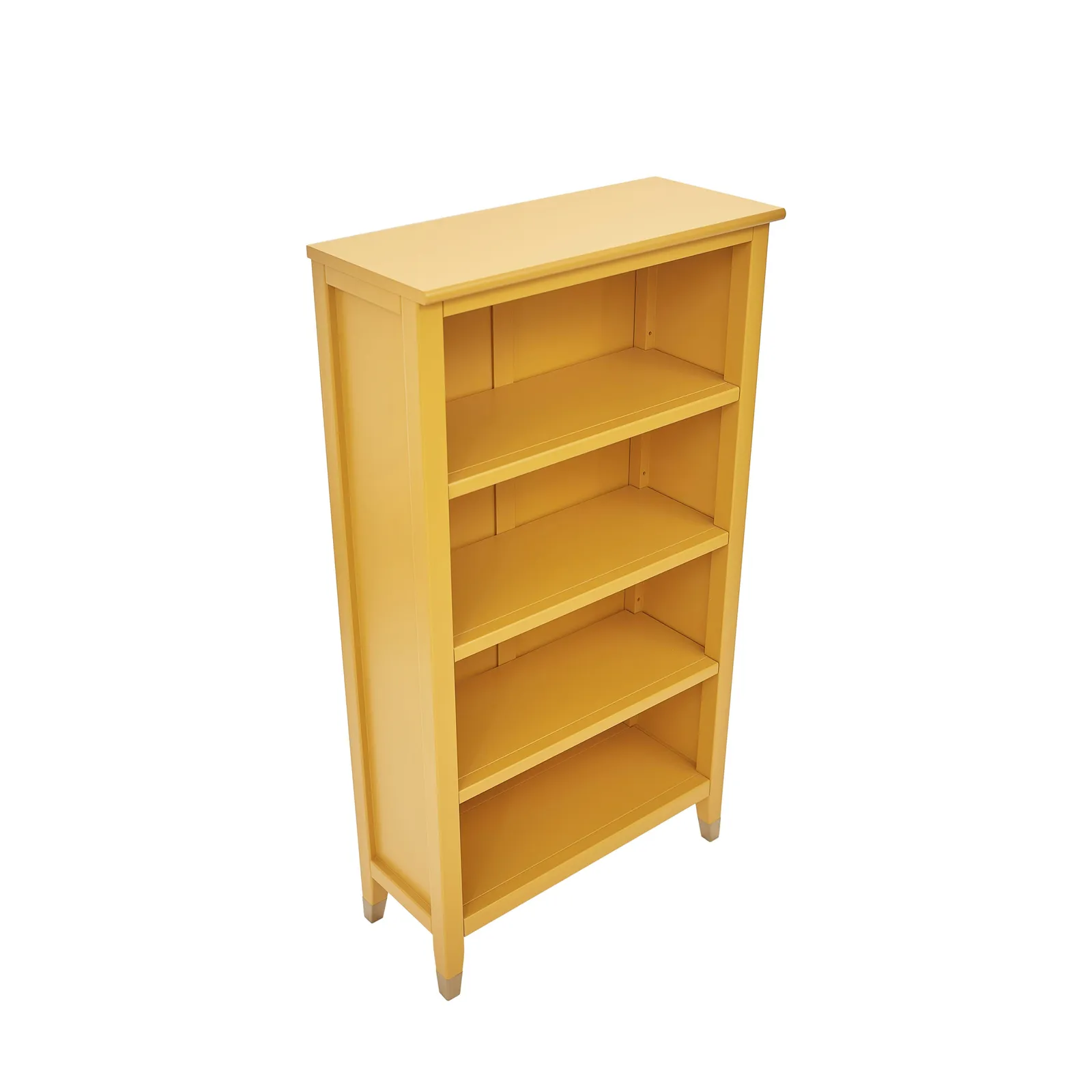 Cabinet Bits Palazzi 4 Tier Bookcase H127 W69 D25cm in Mustard 4