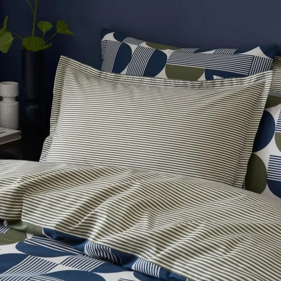 Bromley Modern Geometric 100% Cotton Oxford Pillowcase 3