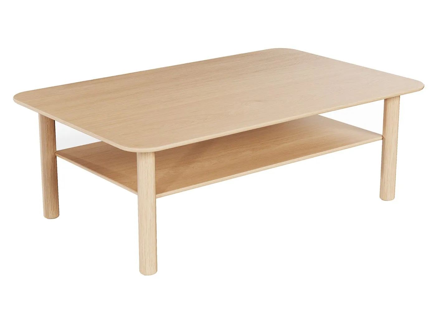 Case Port Rectangular Coffee Table Oak