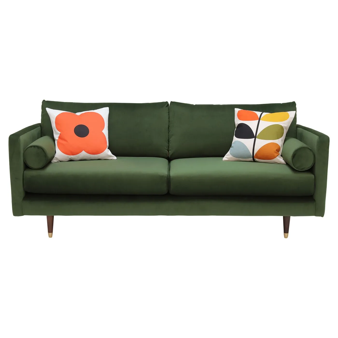 Orla Kiely Mimosa Medium Sofa, Plain Velvet
