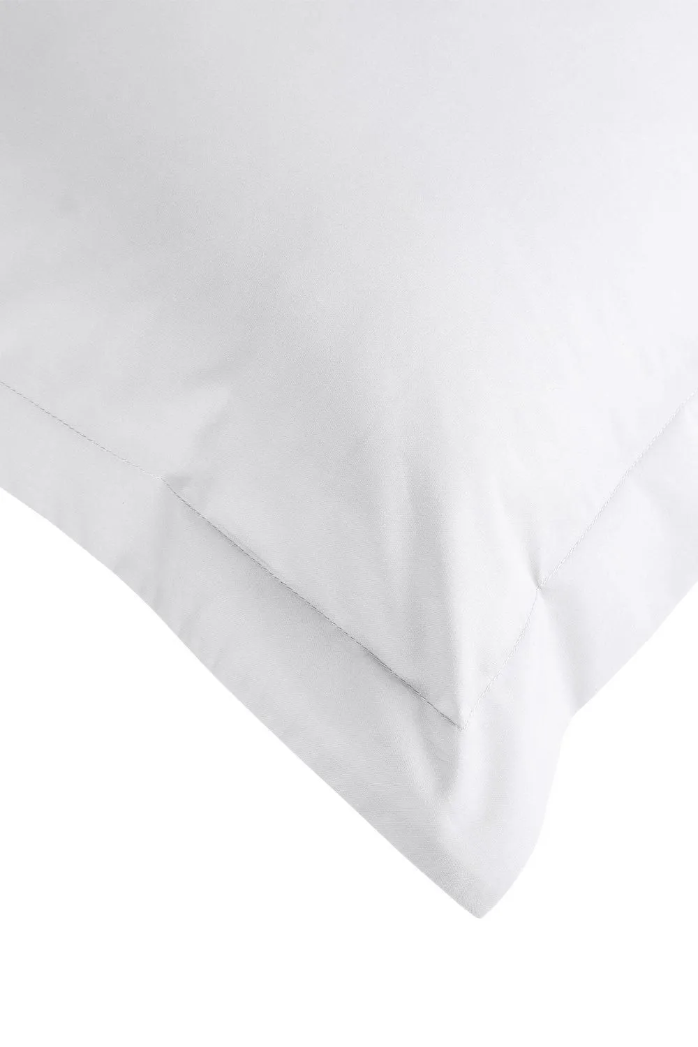 CHRISTY Pure Cotton Percale Oxford Pillowcase Pair in White 2