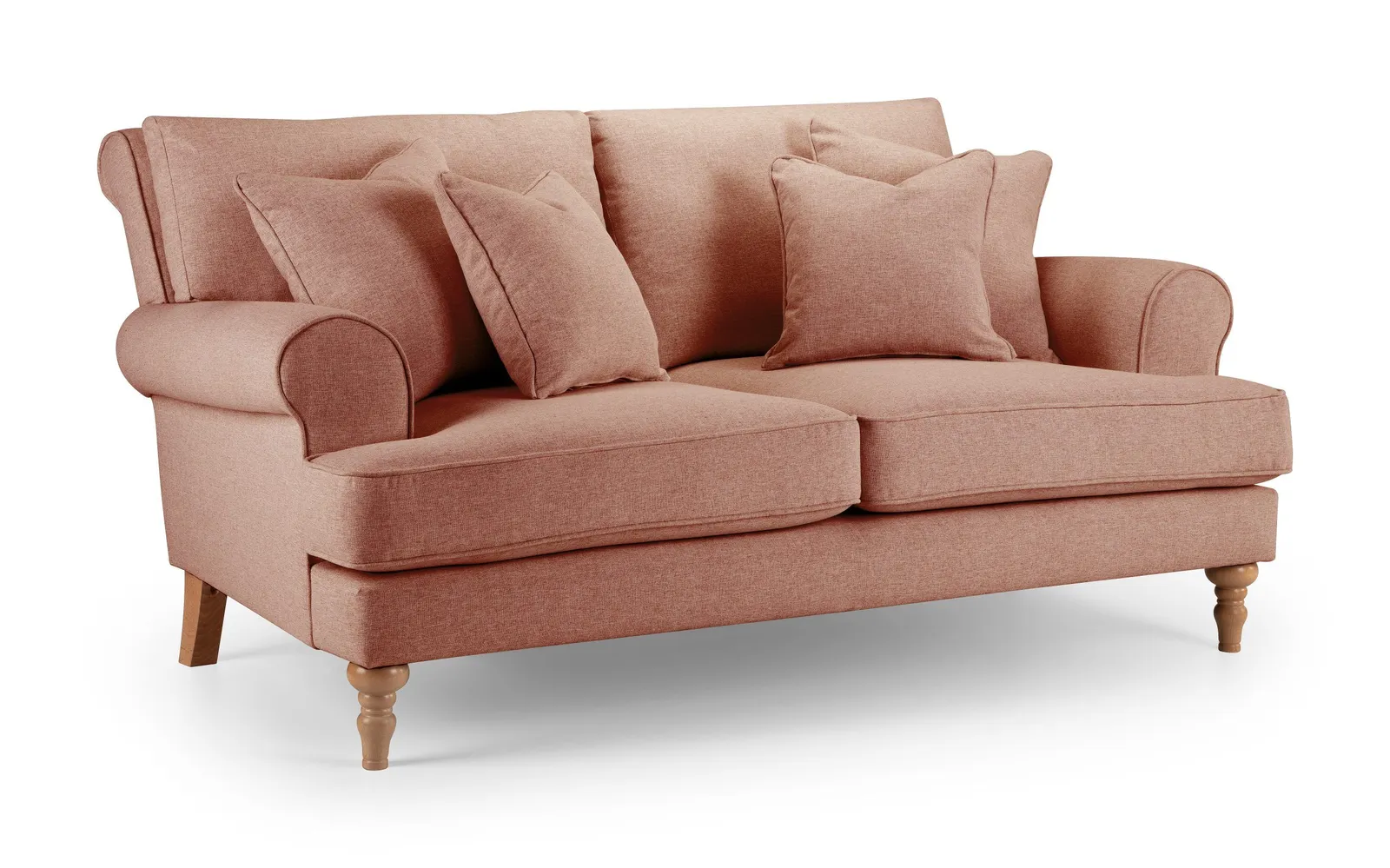 The Great Sofa Company Margot Small Sofa Faro Coral in Pink 2