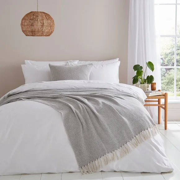 Jenson Herringbone Throw Blanket 3