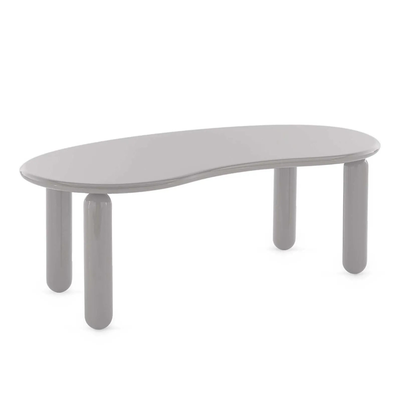 Kartell Undique Mas Side Table 119X59X44 Grey, Round Wood | Barker & Stonehouse 2