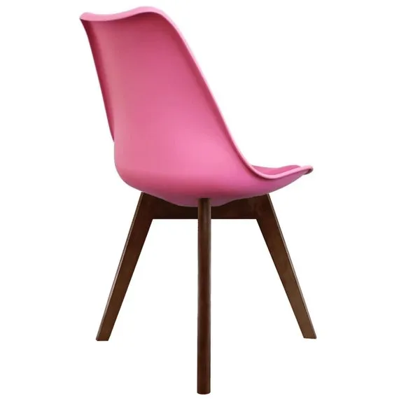Fusion Living Soho Plastic Dining Chair with Squared Legs 5