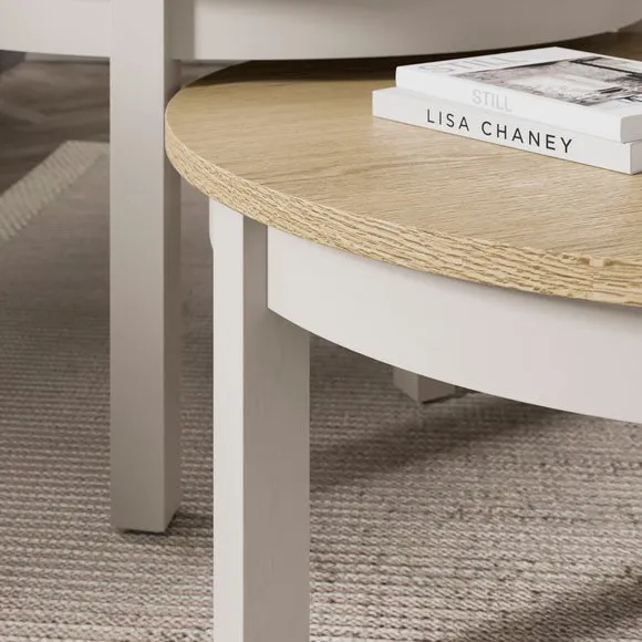 Olney Round Nest of Coffee Tables 2