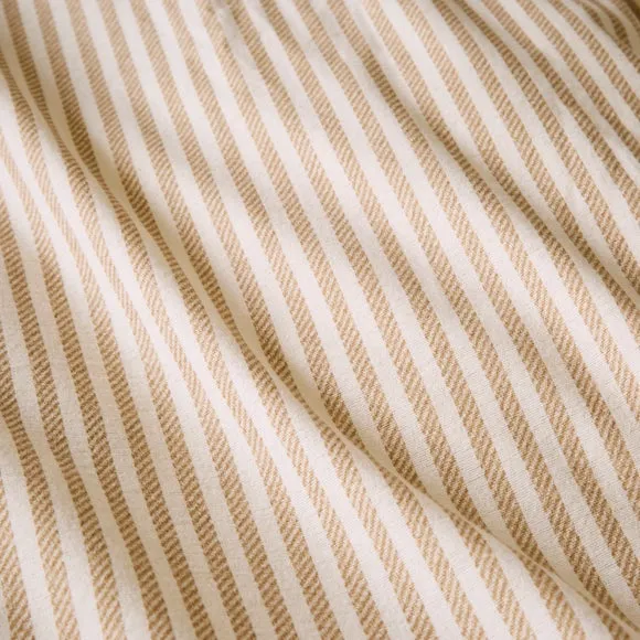 Camille Stripe 100% Brushed Cotton Duvet Cover & Pillowcase Set 3