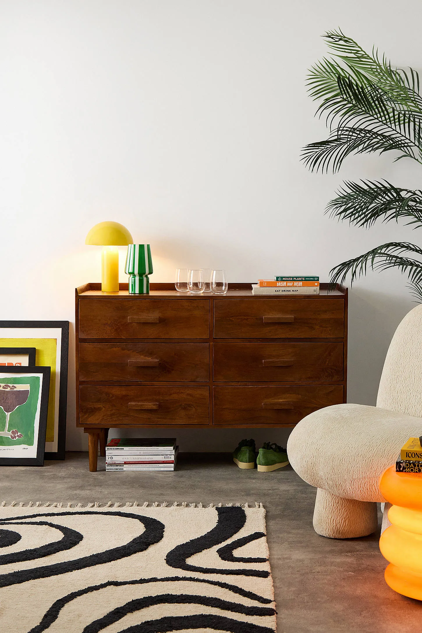 Arnold 6-Drawer Dresser - Brown