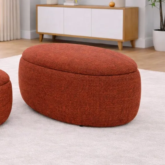 Westhill Chenille Large Storage Footstool