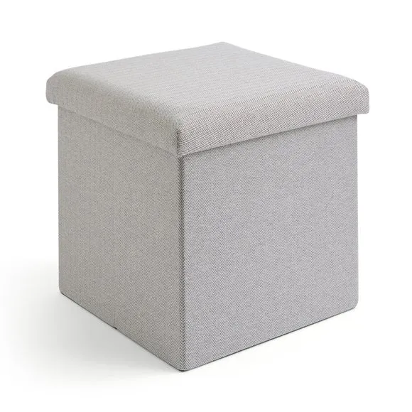 Herringbone Rectangle Ottoman 3