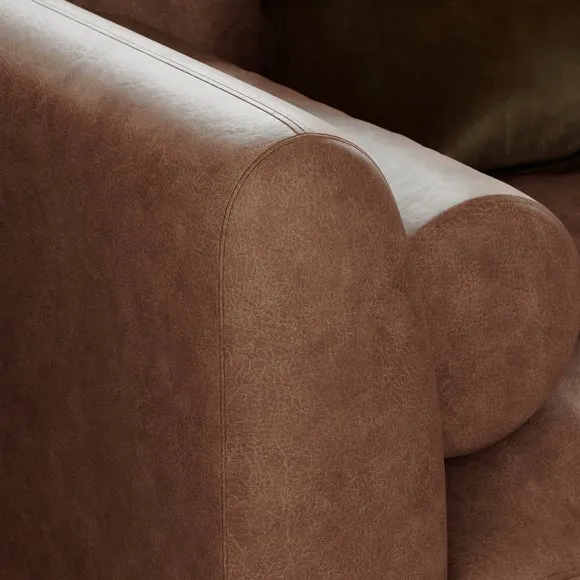 Max Soft Faux Leather 2 Seater Sofa 4
