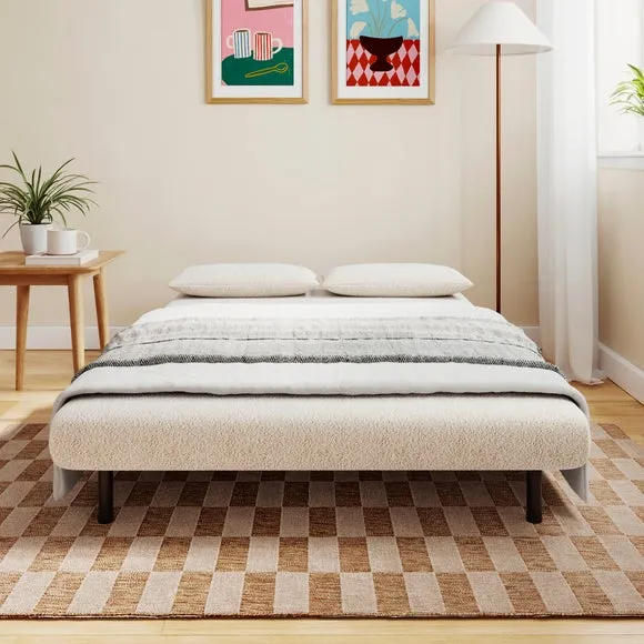 Phoebe Sherpa Small Double 2 Seater Sofa Bed 2
