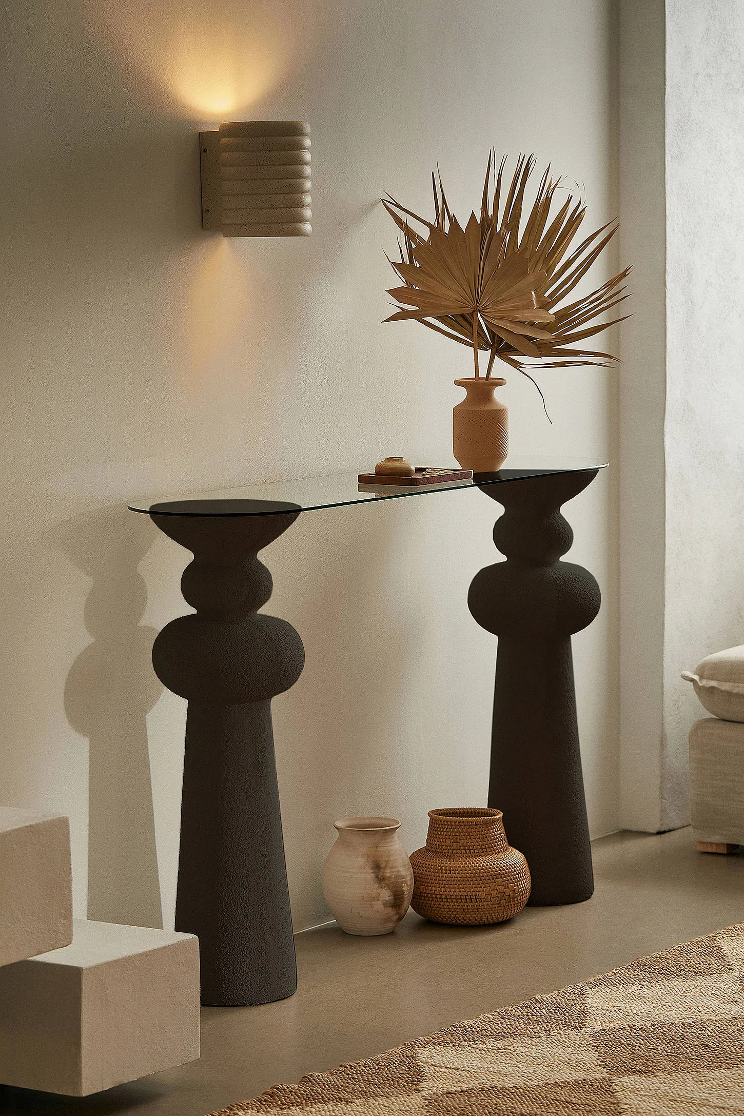 Maia Black Console Table - Black L: 134.6cm x W: 33cm x H; 88.3cm