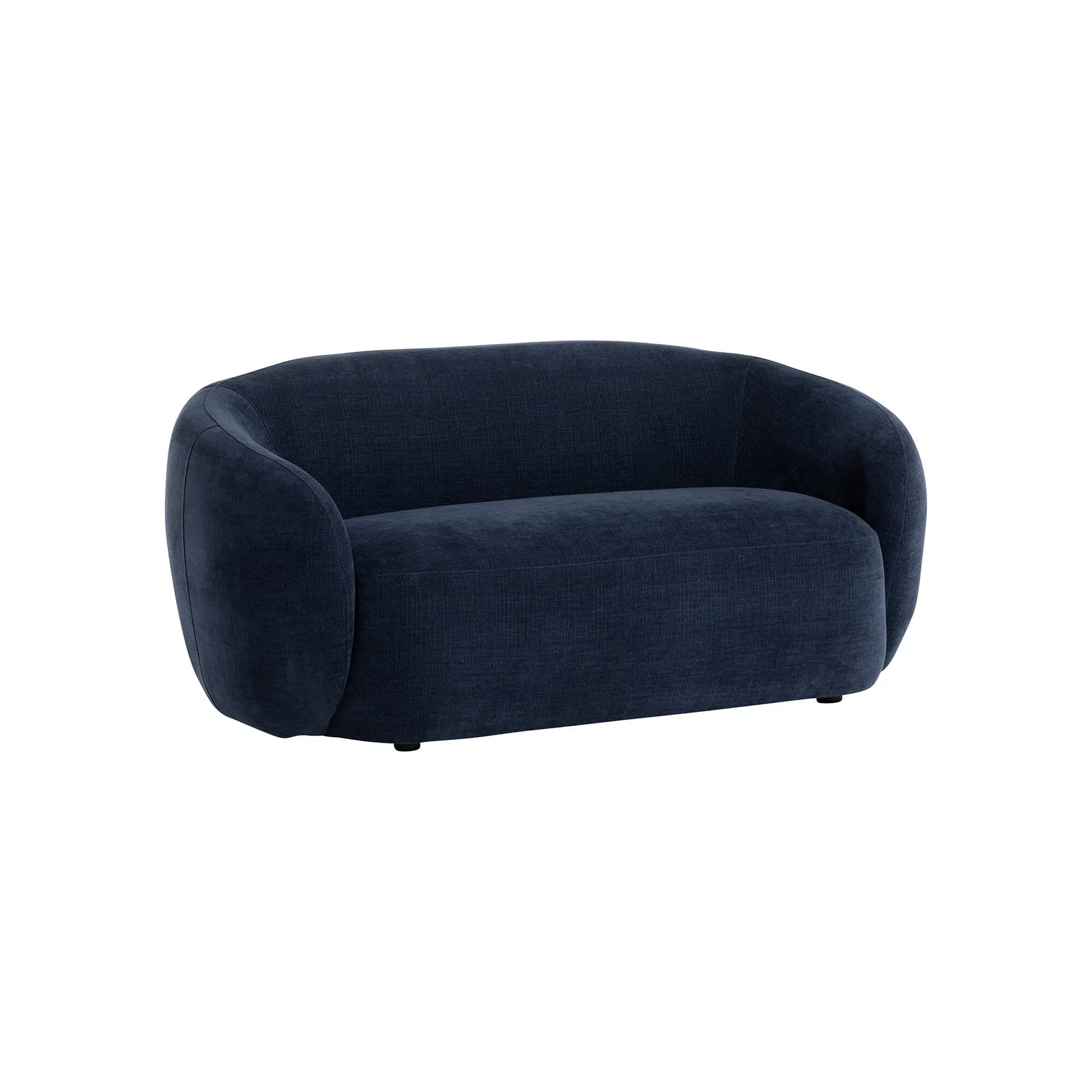 Arles Loveseat Sofa, Blue Fabric | Barker & Stonehouse 3