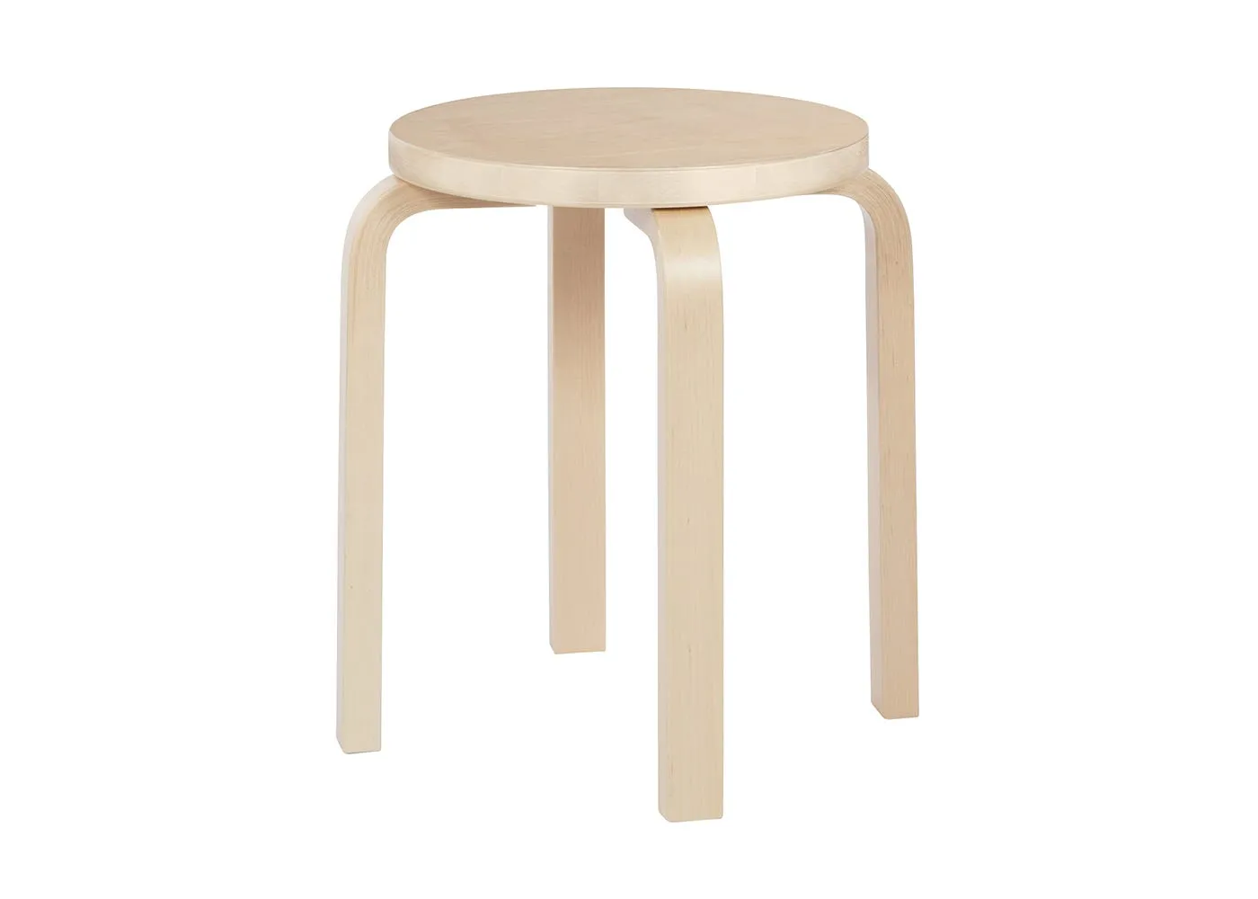 Artek Stool E60 Natural Lacquered Birch 1