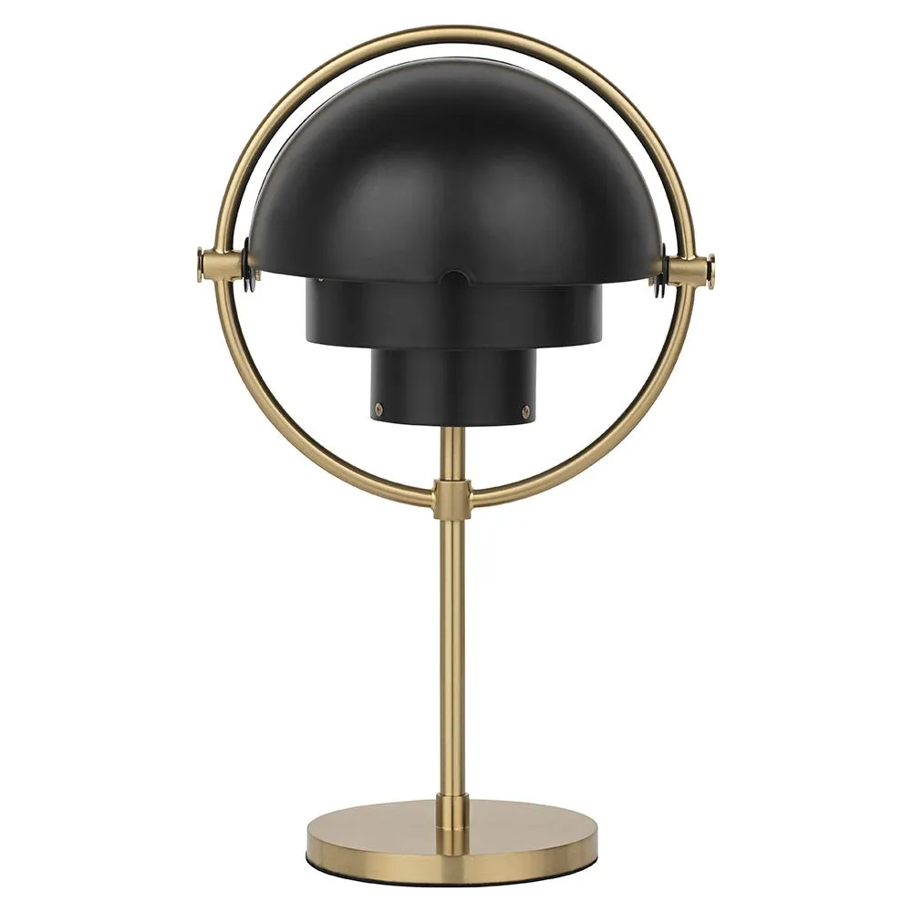Gubi Multi-Lite Portable Table Lamp Brass/Black Semi Matt 2