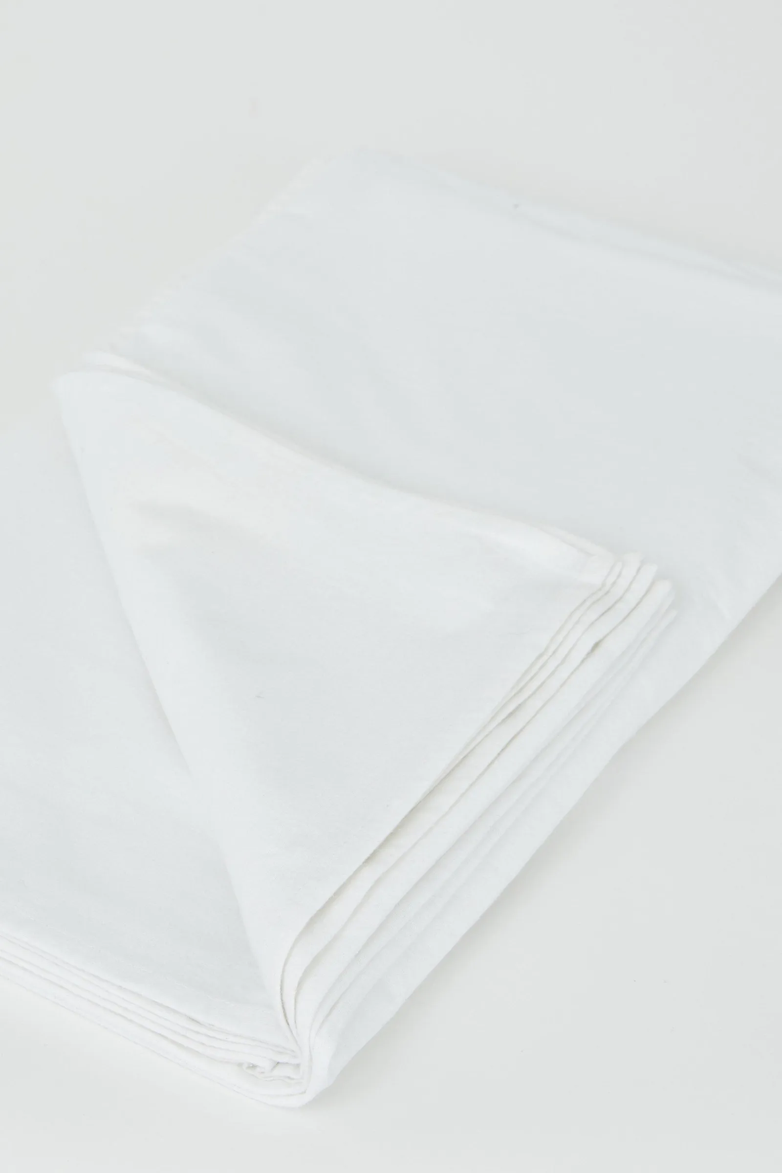 Brushed Cotton Single Flat Sheet