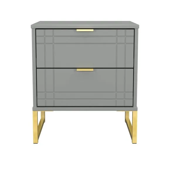 Darlton 2 Drawer Bedside Table 2