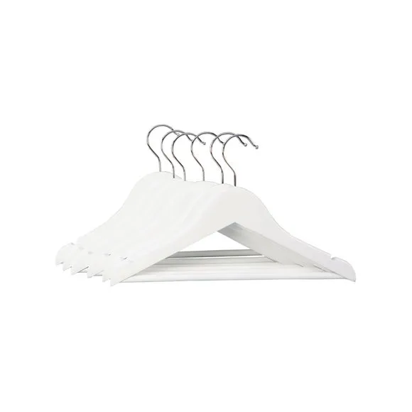 Pack of 6 Kids Wooden Hangers 4