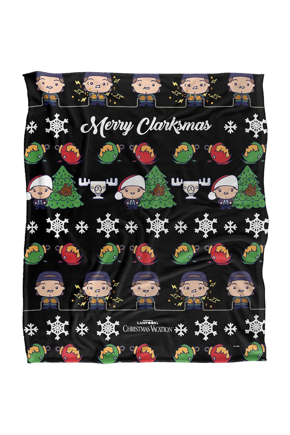 Warner Brothers Christmas Vacation Blanket 152x127cm Merry Clarkmas Soft Throw Blanket