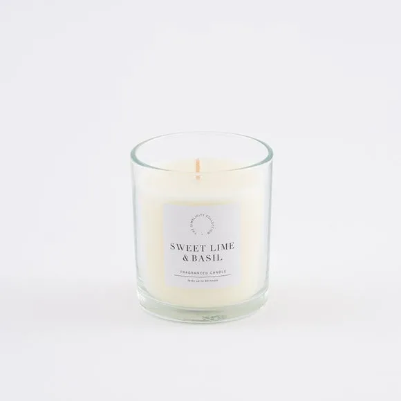 Simplicity Collection Lime and Basil Candle 3