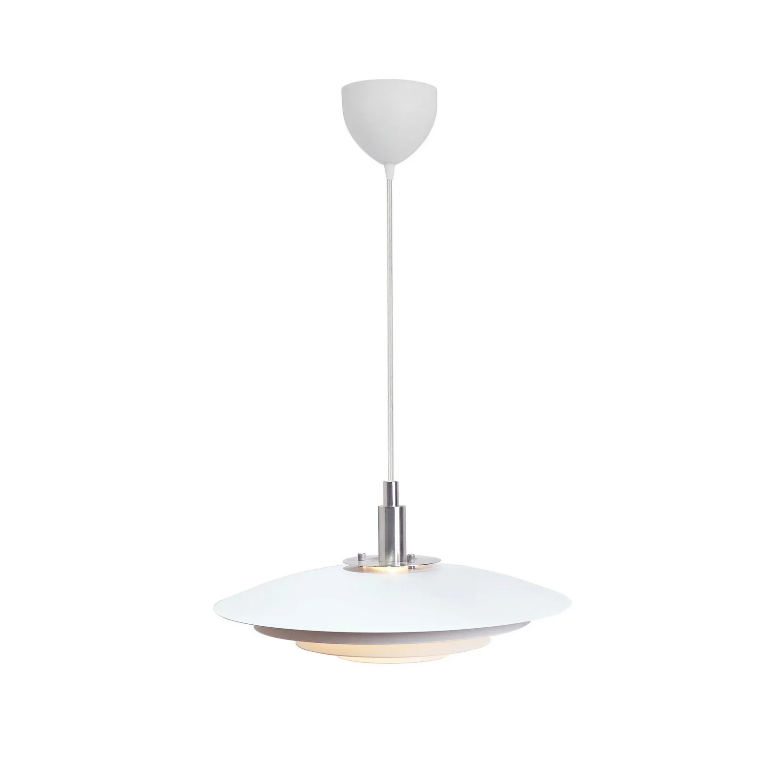 Nordlux Bretagne Pendant Light White Metal Dining Room G9 Mains 38cm 2