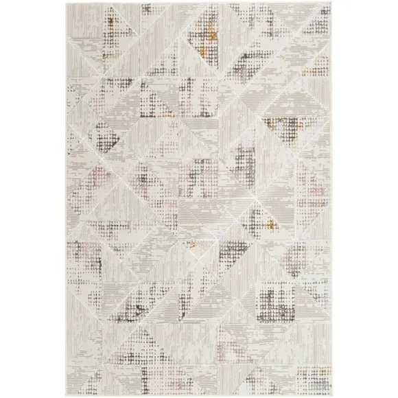 Glitz Geometric Velvet Rug 5
