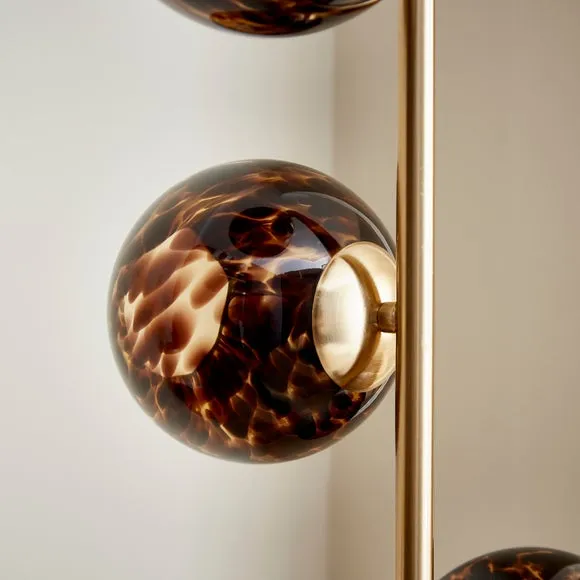 Kira 4 Light Tortoiseshell Floor Lamp 3