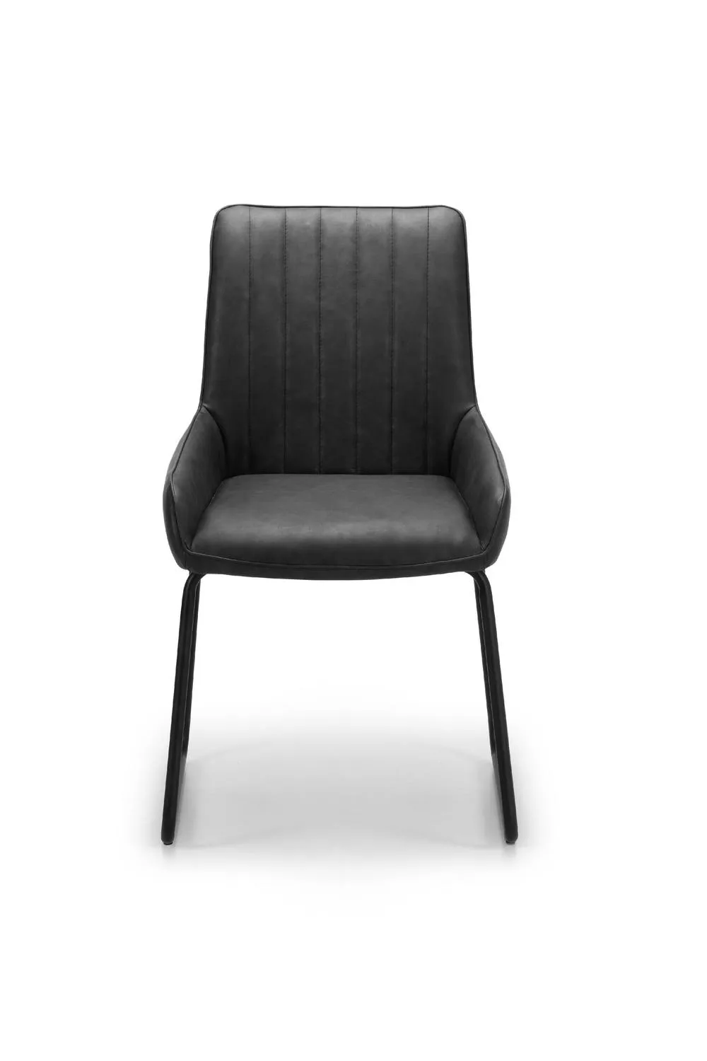 Julian Bowen Soho Upholstered Dining Chair (Set of 2) in Black 5