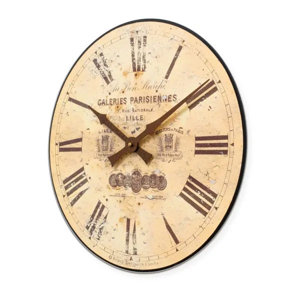 Parchment Coloured Antique Dial Wall Clock 4