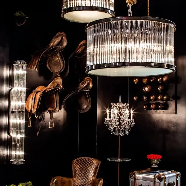 Timothy Oulton Rod Medium Pendant Light Metal | Barker & Stonehouse 3