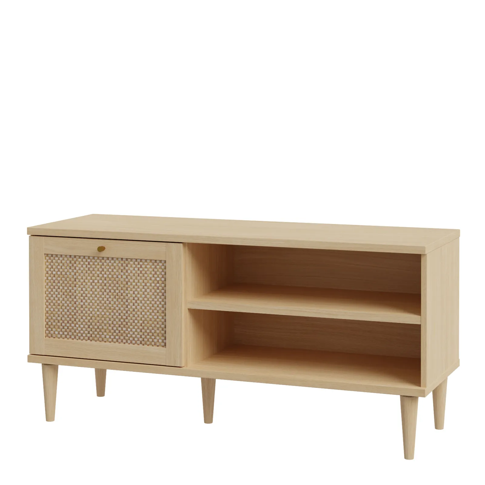 Furniture To Go Calasetta TV Unit in Rattan in Light Brown 3